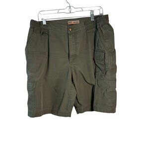 5.11 Tactical Mens Ripstop Cargo Shorts Olive Green Size 38 Durable Outdoor Appa